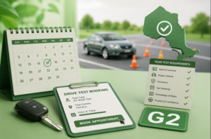 Drive Test Booking in Ontario: Complete Guide to G2 Road Test Booking & Road Test Ontario Requirements